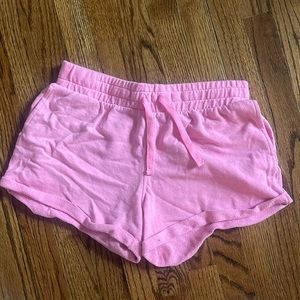 Pink sweatshorts